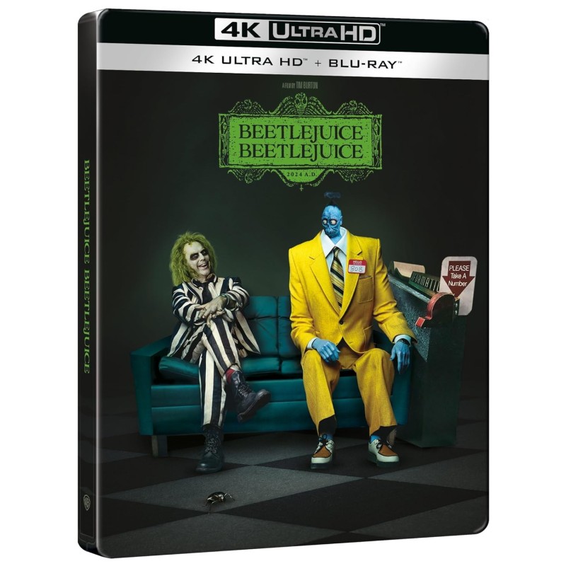 Bitelchús Bitelchús  (Ed. Especial Metal) - Ed. Limitada Hasta Fin De Existencias [4K UHD,Blu-ray] (2024) Beetlejuice Beetlejuic
