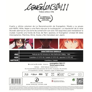Evangelion: 3.0+1.01 Thrice Upon a Time (Edición coleccionista) [4K UHD,Blu-ray] (2021) Shin Evangerion Gekijoban