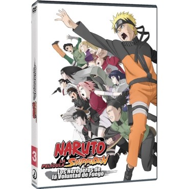 Naruto Shippuden La Película 3: Los Herederos de la Voluntad de Fuego [DVD]
