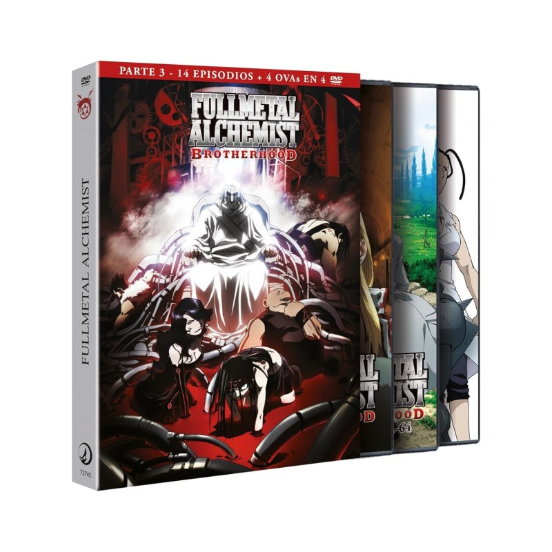 Fullmetal Alchemist: Brotherhood (Box 3. Episodios 51 a 64 + 4 OVA) [DVD] (2009)