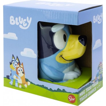 Taza 3D Bluey Cerámica 320 mls