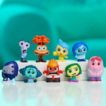 Set 9 Figuras Doorables Inside Out 2 Disney Pixar