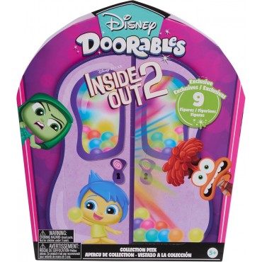 Set 9 Figuras Doorables Inside Out 2 Disney Pixar