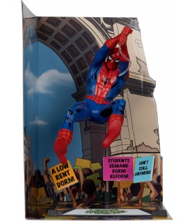 Figura Spider-Man The Amazing Spider-Man #68 Marvel Estatua Diorama Gold Label 15 cms