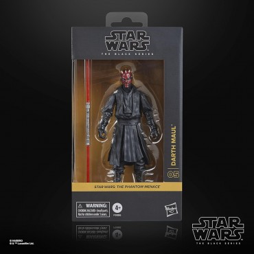 Figura Darth Maul Star Wars The Phantom Menace The Black Series Articulada 15 cms
