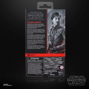 Figura Cassian Andor Star Wars Andor The Black Series Articulada 15 cms
