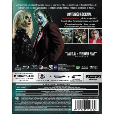 Joker: Folie À Deux (Ed. Especial Metal, Ed. Limitada Hasta Fin De Existencias) [4K UHD, Blu-ray] (2024) Joker: Folie à Deux