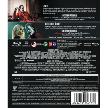 Joker + Joker: Folie À Deux [Blu-ray] (2019,2014)