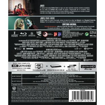 Joker + Joker: Folie À Deux [4K UHD, Blu-ray] (2019,2014)