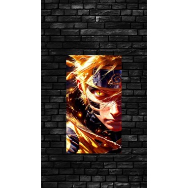 Placa Decorativa Naruto Metálica Cuadro Póster HD