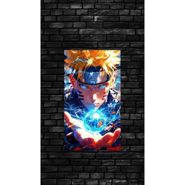 Placa Decorativa Naruto Legado Metálica Cuadro Póster HD