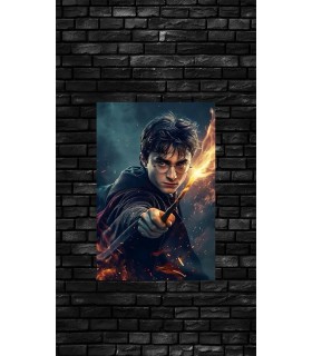 Placa Decorativa Harry Potter Hechizo Metálica Cuadro Póster HD