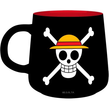 Set De Desayuno Luffy One Piece Taza + Bol Cerámica 335 mls y 690 mls