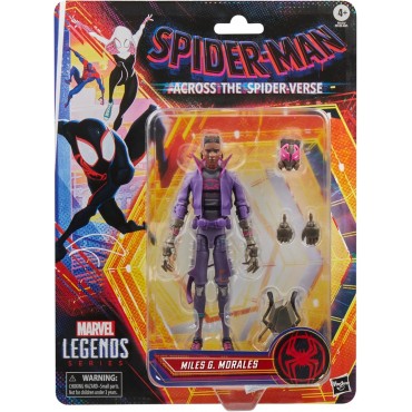 Figura Miles G Morales Spiderman Across The Spiderverse Articulada 15 cms