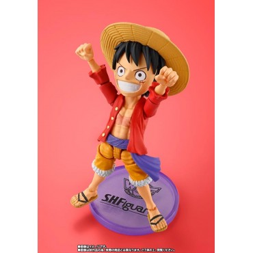 Figura Monkey D. Luffy Tamashii Web Shop Version One Piece S.H. Figuarts Articulada 7,5 cms