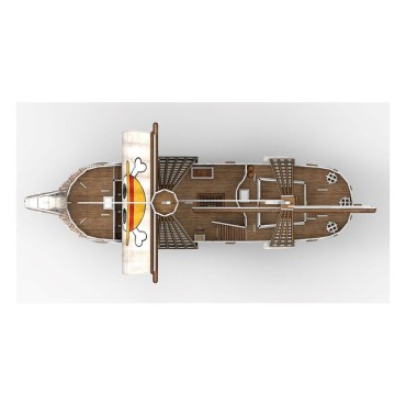 Puzle 3D Flying Lamb Y Going Merry One Piece 32 cms 112 piezas