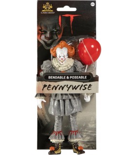Figura Pennywise It Bendyfigs Flexible 19 cms