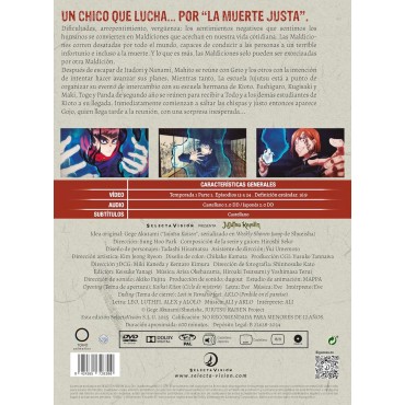 Jujutsu Kaisen (Temporada 1, Parte 2, Episodios 13 a 24) [DVD] (2020)