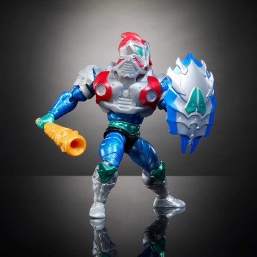 Figura Mekaneck MOTU X TMNT Turtles of Grayskull Masters of the Universe Teenage Mutant Ninja Turtles Articulada 14 cms