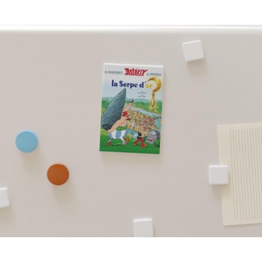 Imán Decorativo Portada Astérix La Serpe D'Or 5,5 x 8 cms (Francés)