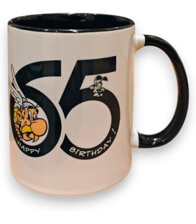 Taza Astérix 65 Aniversario Astérix e Ideáfix Cerámica 320 mls