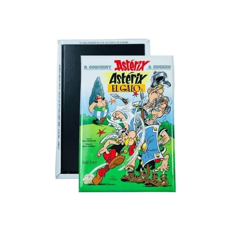 Imán Decorativo Portada Astérix El Galo 5,5 x 8 cms (Español)