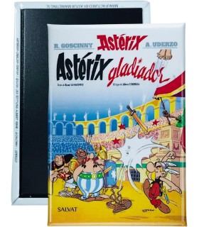 Imán Decorativo Portada Astérix Gladiador 5,5 x 8 cms (Español)