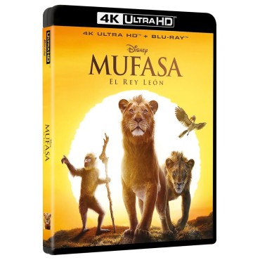 Mufasa: El Rey León [4K UHD,Blu-ray] (2024) Mufasa: The Lion King