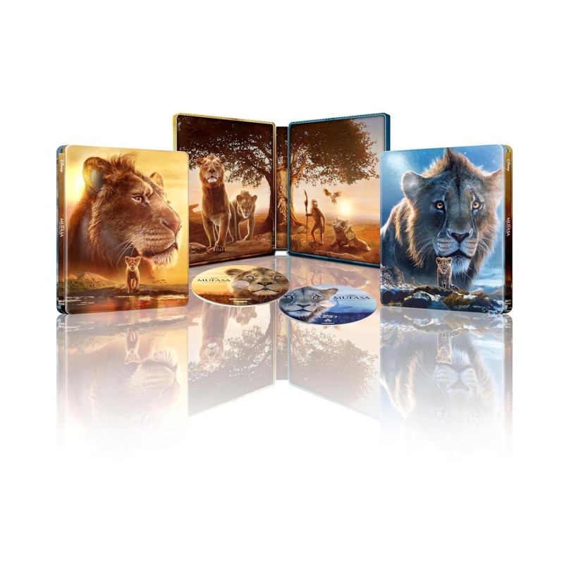 Mufasa: El Rey León (Steelbook) [4K UHD,Blu-ray] (2024) Mufasa: The Lion King