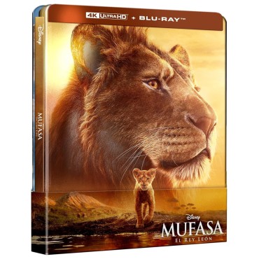 Mufasa: El Rey León (Steelbook) [4K UHD,Blu-ray] (2024) Mufasa: The Lion King