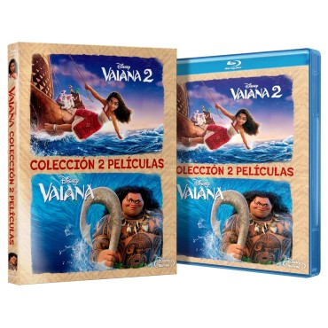 Vaiana + Vaiana 2 (Colección 2 películas) [Blu-ray] (2016,2024) Moana + Moana 2