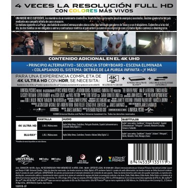 La purga infinita (4K UHD + Blu-ray) [Blu-ray]
