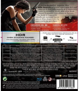 RESIDENT EVIL 6: EL CAPITULO FINAL (4K UHD + BD) [Blu-ray]