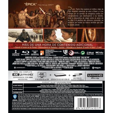 Dune: Parte Dos [4K UHD,Blu-ray] (2024) Dune: Part Two