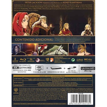 El Señor de los Anillos: La Guerra de los Rohirrim (Edición especial metal) [4K UHD, Blu-ray] (2024) The Lord of the Rings: The 