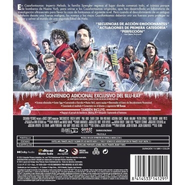 Cazafantasmas: Imperio Helado [Blu-ray] (2024) Ghostbusters: Frozen Empire