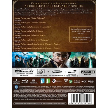 Harry Potter Pack [4K UHD,Blu-ray] (Varios) Harry Potter Pack