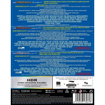 Spider-Man (Tom Holland) Pack 1-3 (4K UHD + Blu-ray) [Blu-ray]