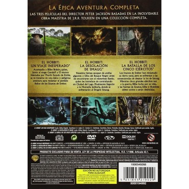 El Hobbit: Trilogía Cinematográfica [DVD]