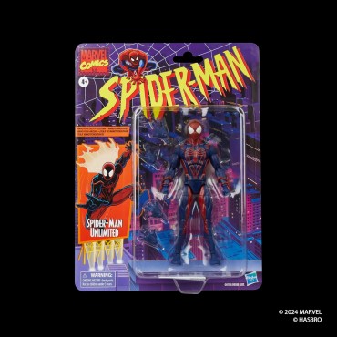 Figura Spider-Man Unlimited Marvel Legends Spider-Man Articulada 15 cms