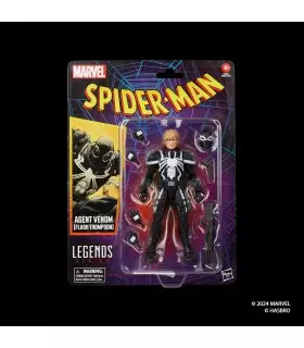 Figura Agent Venom Flash Thompson Spider-Man Marvel Legends Articulada 15 cms