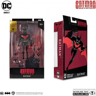 Figura Batman DC Multiverse Batman Beyond Gold Label Articulada 18 cms