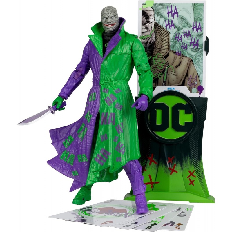 Figura Hush Jokerizado DC Multiverse Gold Label Articulada 18 cms