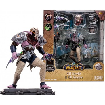 Figura Elf Druid & Elf Rogue World Of Warcraft Common 15 cms