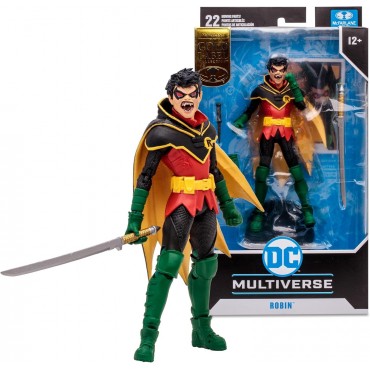 Figura Robin DC Vs Vampires DC Multiverse Gold Label Articulada 17 cms