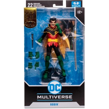 Figura Robin DC Vs Vampires DC Multiverse Gold Label Articulada 17 cms