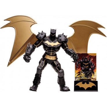 Figura Batman Hellbat Edición Knightmare DC Gold Label Edición Limitada Articulada 18 cms