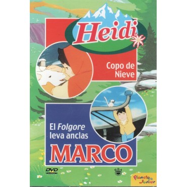 Heidi y Marco (2 Episodios: Copo de Nieve y El Folgore Leva Anclas, Planeta Junior ) [DVD] (2003) 