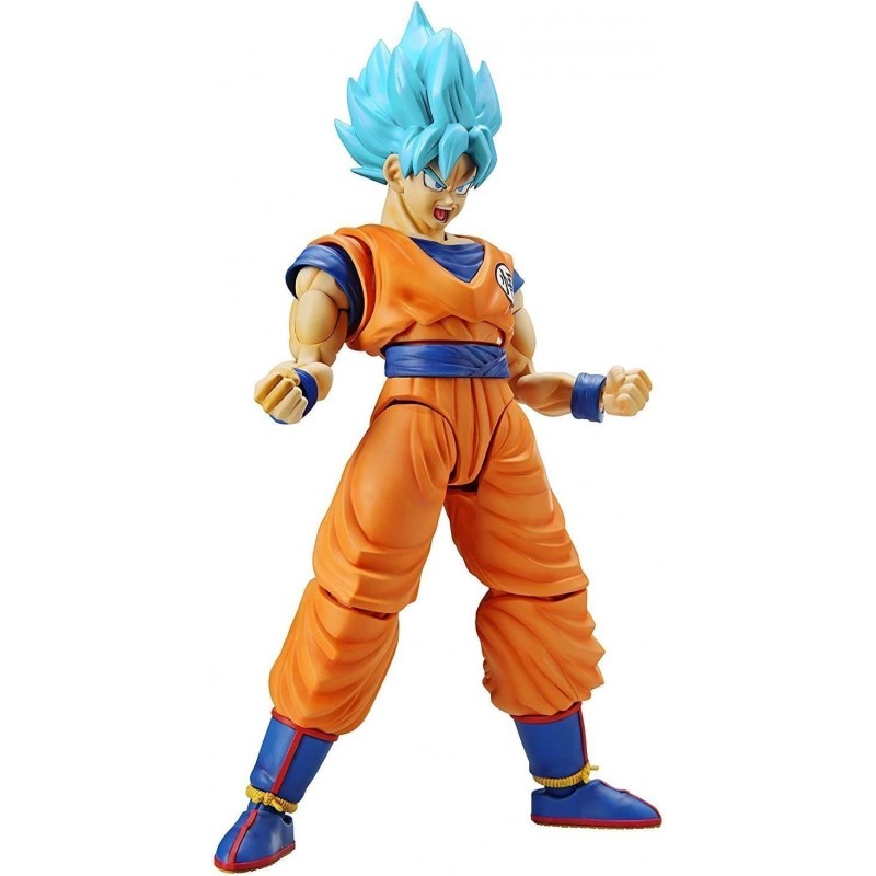 Figura Son Goku Super Saiyan God Articulada 14 cms