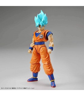 Figura Son Goku Super Saiyan God Dragon Ball Articulada 14 cms